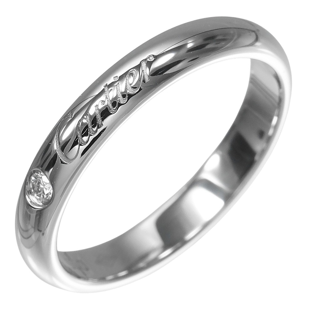 CARTIER Authentic Silver Diamond Ring